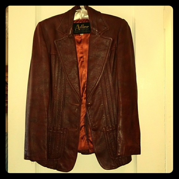 adler leather coat